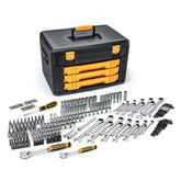 232-Piece Mechanics Tool Set – SAE/Metric with Standard & Deep Sockets