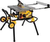 10" 15A Table Saw with Rolling Stand – 32-1/2" Rip Capacity, Portable Jobsite Saw
