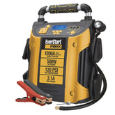 1200 Peak Amp Jump Starter & Power Station – 500W Inverter, 120 PSI Compressor