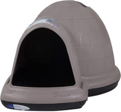 XL Igloo Dog House for Dogs 90-125 Lbs., All-Weather Pet Shelter, Made in USA