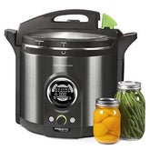 12-Qt. Digital Canner, Black Stainless Steel