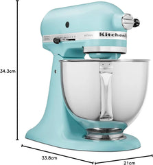 5-Quart Tilt-Head Stand Mixer, Electric Kitchen Mixer with Bowl, Multi-Speed Settings for Baking, Mixing and Food Preparation