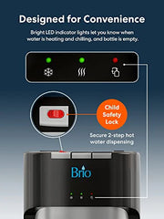Bottom-Loading Water Cooler Dispenser with 3 Temperature Settings