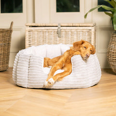 High Wall Bed For Dogs in Essentials Plush – Navy Plush, Without Personalization pour les activités extérieures