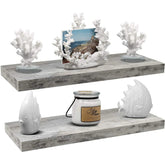 24 Inch Extra Long Floating Wall Shelf, Wall Mounted Display and Storage Shelf for Home Decor