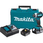18V Brushless Impact Driver Kit – 1/4" Cordless with Battery & Charger