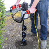 1500W Electric Post Hole Digger with Anti-Vibration Handle and Safety Lock