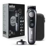 13-in-1 Men's Grooming Kit with Beard Trimmer, Hair Clipper, and Body Groomer