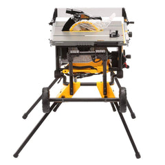 15 Amp 10-Inch Corded Jobsite Table Saw with Rolling Stand