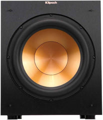 12-Inch Powered Subwoofer, 400W Digital Power, Front-Firing Copper-Spun Driver, Deep Bass Home Theater Subwoofer, Black
