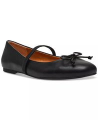 Women's Bow Mary Jane Ballet Flats, Elegant Round Toe Casual Flat Shoes for Everyday Wear