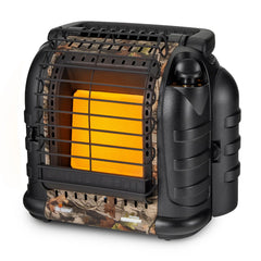 12,000 BTU Portable Propane Heater – 2 Heat Settings, ODS Safety Shut-Off, Camo