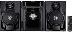 240W 5-Disc Mini Shelf Stereo System – Bluetooth, Cassette Deck, USB & AM/FM Radio