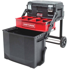 22" Rolling Tool Box – 1-Drawer Lockable Metal Chest with Wheels