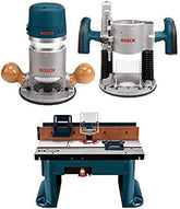 12-Amp 2.25 HP Variable-Speed Router Combo Kit with Plunge Router and Fixed Base