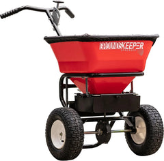 100-Lb. Walk-Behind Push Spreader for Grass Seed, Salt, De-Icer and Fertilizer