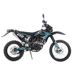 250cc 6-Speed Gas Dirt Bike, Pit Bike