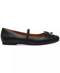 Women's Bow Mary Jane Ballet Flats, Elegant Round Toe Casual Flat Shoes for Everyday Wear