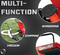 Gas-Powered Wood Chipper Shredder Mulcher