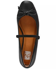 Women's Bow Mary Jane Ballet Flats, Elegant Round Toe Casual Flat Shoes for Everyday Wear