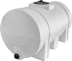 550-Gallon Horizontal Polyethylene Water Tank with Legs for Water and Non-Flammable Liquids