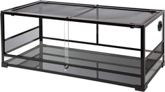 67-Gallon Reptile Terrarium with Sliding Glass Doors, 48 x 18 x 18 Inches