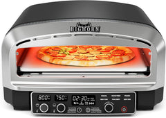 14-Inch Countertop Electric Pizza Oven, Stainless Steel