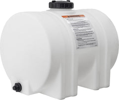 550-Gallon Horizontal Polyethylene Water Tank with Legs for Water and Non-Flammable Liquids