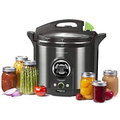 12-Qt. Digital Canner, Black Stainless Steel