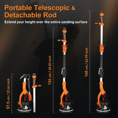 1000W Drywall Sander, Electric Wall and Ceiling Sanding Tool for Popcorn Texture Removal