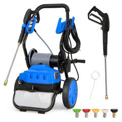 Electric Pressure Washer – 2300 PSI 1.8 GPM with Wheels & 5 Quick-Connect Nozzles