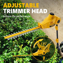20V MAX Cordless Pole Hedge Trimmer, 2 x 2.0Ah Batteries and Charger Included