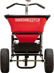 100-Lb. Walk-Behind Push Spreader for Grass Seed, Salt, De-Icer and Fertilizer