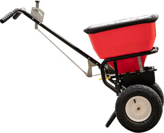 100-Lb. Walk-Behind Push Spreader for Grass Seed, Salt, De-Icer and Fertilizer