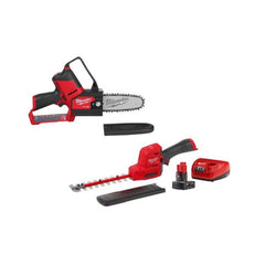 12V Brushless Cordless Pruning Saw – 8" Hedge Trimmer Kit with Battery