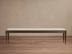 Laurent Bench – TOLLIVER CREAM, BAHASA BROWN pour atelier