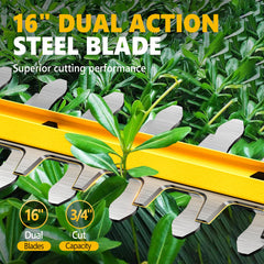 20V MAX Cordless Pole Hedge Trimmer, 2 x 2.0Ah Batteries and Charger Included