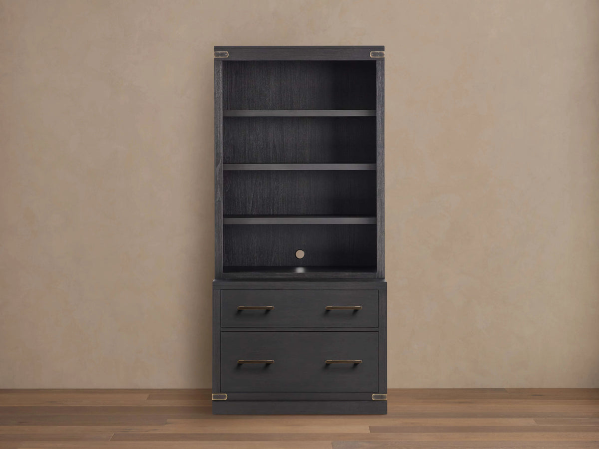 Modular Bookcase - Option 2 – DRY BRANCH BLACK, SINGLE pour atelier