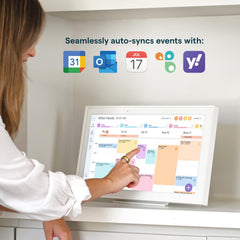 15 Inch Digital Wall Planner & Chore Chart, Smart Family Calendar Organizer Display for Home Organization