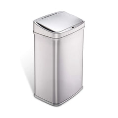 13 Gallon Touchless Motion Sensor Trash Can, Automatic Hands-Free Kitchen Garbage Bin with Sensor Lid