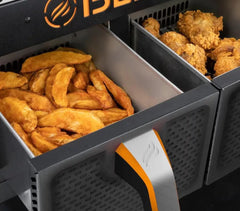 28" 2-Burner Propane Griddle with Air Fryer – 524 sq in Cooktop, Hood & Warming Drawer