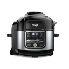 10-in-1 6.5-Qt Pressure Cooker and Air Fryer Multicooker, Stainless Steel